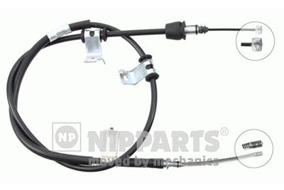 Тросик, cтояночный тормоз NIPPARTS J17028 для KIA RIO