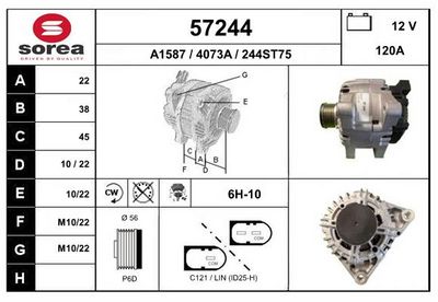 GENERATOR EAI 57244