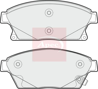 APEC Brake Pad Set, disc brake PAD1772