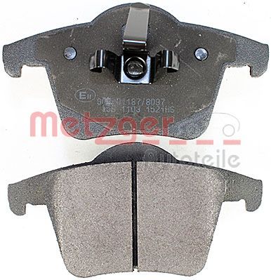 BREMSBELAGSATZ SCHEIBENBREMSE METZGER AUTOTEILE 1170142 2