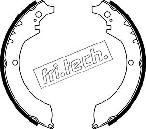 Комплект тормозных колодок fri.tech. 1026.335 для DAIHATSU WILDCAT/ROCKY