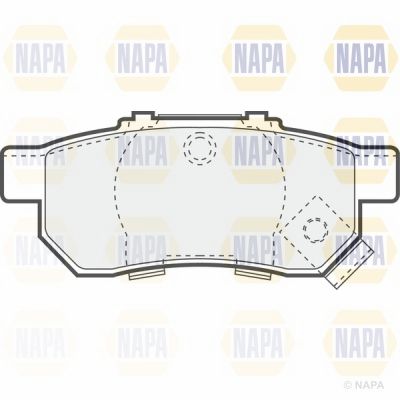 Brake Pad Set NAPA NBP1705
