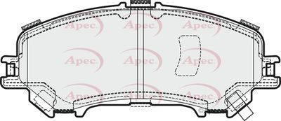 Brake Pad Set APEC PAD2032