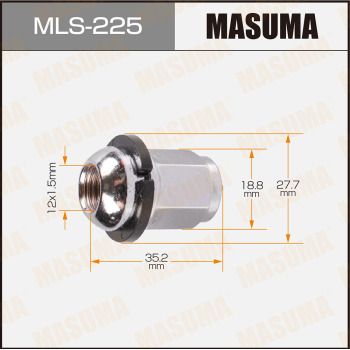 MASUMA MLS-225 Болт кріплення колеса для HONDA (Хонда)