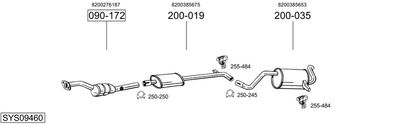 Układ wydechowy BOSAL SYS09460