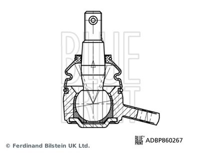 Przegub mocujący / prowadzący BLUE PRINT ADBP860267