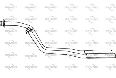 Rura wydechowa FENNO P3750