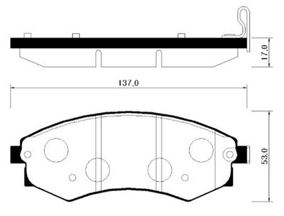 HSB GOLD HP0007 Тормозные колодки для KIA (Киа)