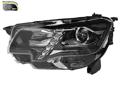 Reflektor VAN WEZEL 4091963V