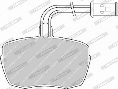 SET PLACUTE FRANA FRANA DISC FERODO FVR543 2