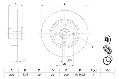 Brake Disc 0 986 479 274