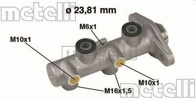 METELLI 05-0349 Ремкомплект тормозного цилиндра  для HYUNDAI MATRIX (Хендай Матриx)