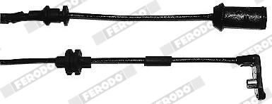 WARNKONTAKT BREMSBELAGVERSCHLEIß FERODO FWI257 1