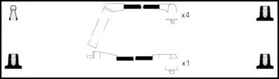 Комплект проводов зажигания LEMARK HOES555 для MITSUBISHI COLT