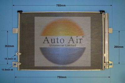 Condenser, air conditioning Auto Air Gloucester 16-9955