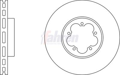 Fahren Brake Disc FBD6735