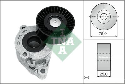 Натяжитель ремня, клиновой зубча INA 534 0721 10 для MITSUBISHI OUTLANDER