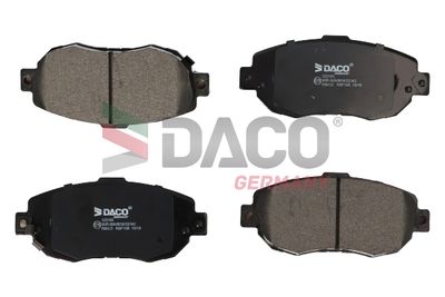 Комплект тормозных колодок, дисковый тормоз DACO Germany 322103 для LEXUS GS