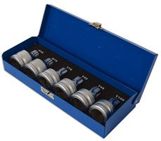 Laser Tools Tamperproof Spline & Star Socket Bit Set 3/4"D 6pc