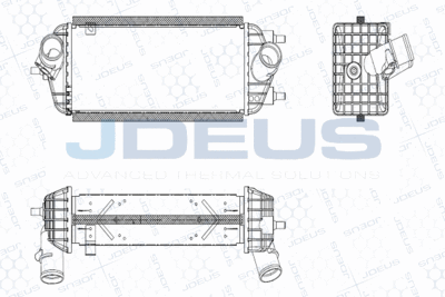 JDEUS M-854046A Интеркулер  для HYUNDAI ix35 (Хендай Иx35)