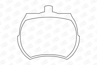 BREMSBELAGSATZ SCHEIBENBREMSE CHAMPION 571212CH 1