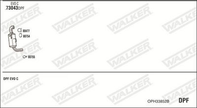 SISTEM DE ESAPAMENT WALKER OPH33852B