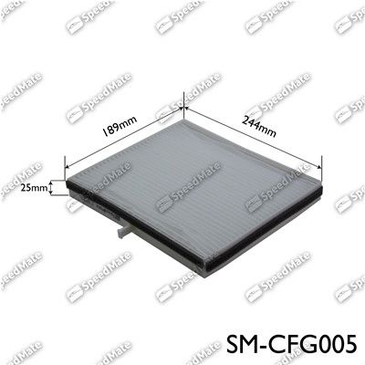 Фильтр, воздух во внутренном пространстве SpeedMate SM-CFG005 для DAEWOO NUBIRA