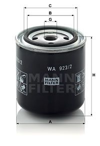 MANN-FILTER Koelmiddelfilter (WA 923/2)