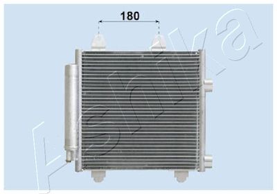 ASHIKA CND033025 Радиатор кондиционера  для PEUGEOT 107 (Пежо 107)