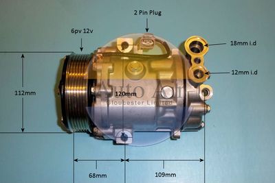 Compressor, air conditioning Auto Air Gloucester 14-1469P