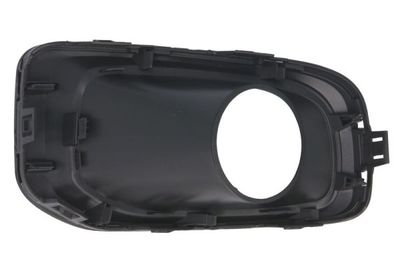 Voorbumper afdekking Voor Links (met mistlampgaten, plastic, zwart) past: JEEP RENEGADE 07.14-06.18