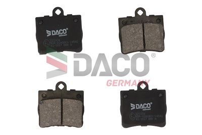 Комплект тормозных колодок, дисковый тормоз DACO Germany 323334 для MERCEDES-BENZ C-CLASS