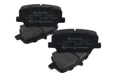 комплект спирачно феродо, дискови спирачки STELLOX 1444 000B-SX