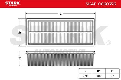 въздушен филтър STARK SKAF-0060376