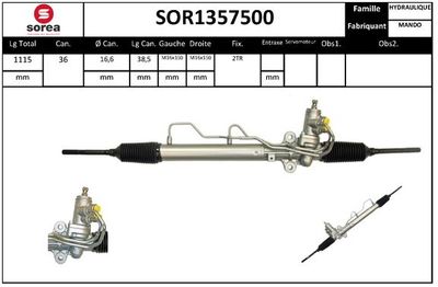 EAI SOR1357500 Насос гідропідсилювача керма для KIA (Киа)