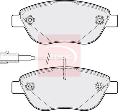 APEC Brake Pad Set, disc brake PAD2109