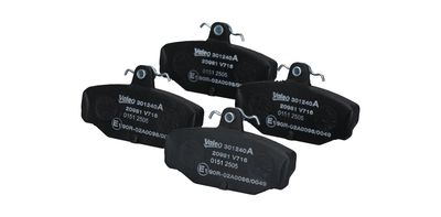 BREMSBELAGSATZ SCHEIBENBREMSE VALEO 301240A 4