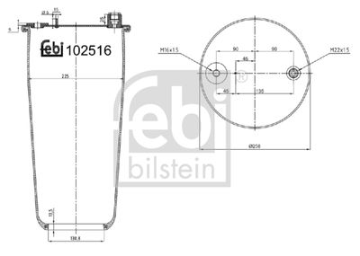 FEBI BILSTEIN Federbalg, Luftfederung