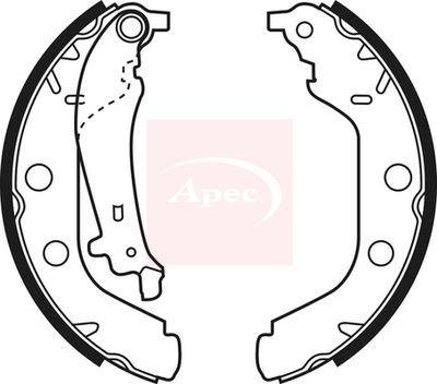 APEC Brake Shoe Set SHU540