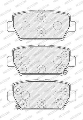 Remblokken set Achter , past: MITSUBISHI ECLIPSE CROSS 1.5/2.0/2.2D 10.17-