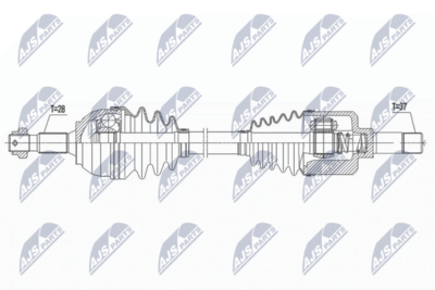 Wał napędowy NTY NPW-PE-057