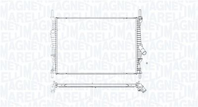 радиатор, охлаждане на двигателя MAGNETI MARELLI 350213223400