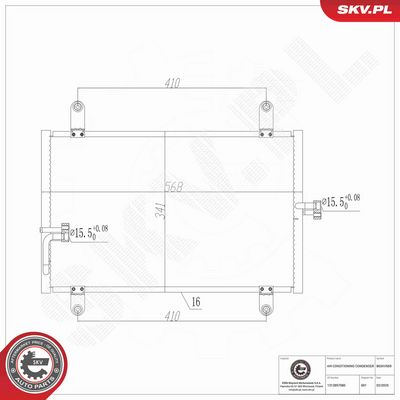 CONDENSATOR CLIMATIZARE ESEN SKV 86SKV569 7