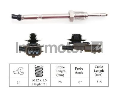 czujnik, temperatura spalin INTERMOTOR 27351