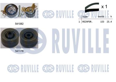 Комплект ремня ГРМ RUVILLE 550145 для CITROËN EVASION