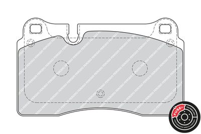 Brake Pad Set, disc brake FDB1877