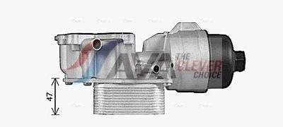 RADIATOR ULEI ULEI MOTOR AVA Clever Choice CN3337H 1