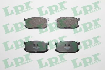 LPR 05P253 Тормозные колодки и сигнализаторы  для MAZDA 323 II Hatchback (BD) 1.5
