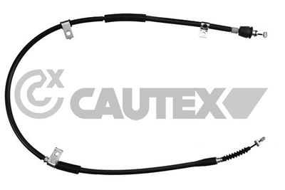 CAUTEX 761560 Трос ручного тормоза  для HYUNDAI COUPE (GK) 1.6 16V