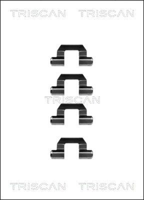 TRISCAN 8105 421531 Скобы тормозных колодок для MITSUBISHI LANCER III (C1_A, C6_A)